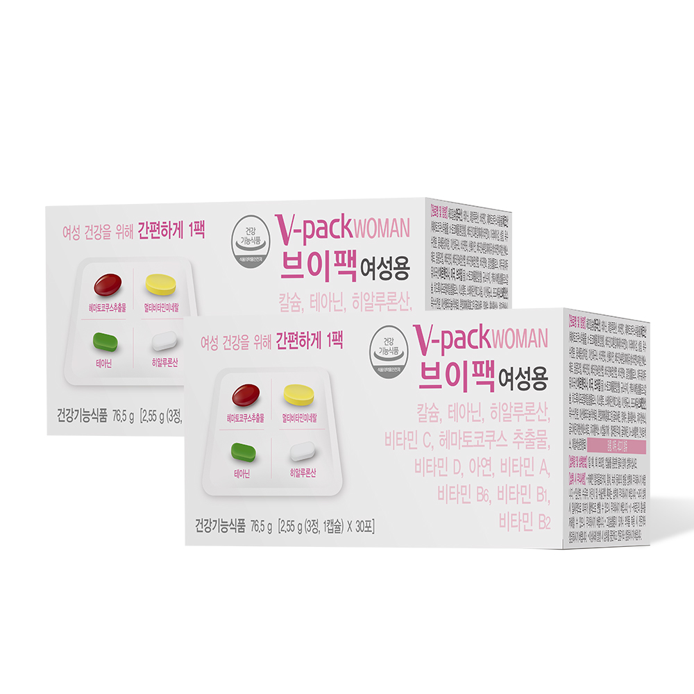 안국약품 브이팩 종합 비타민 여성용 1박스 3g x 30포