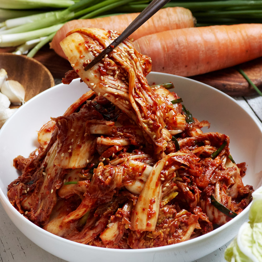 함평댁 전라도 알배기 겉절이 김치 1kg 국내산