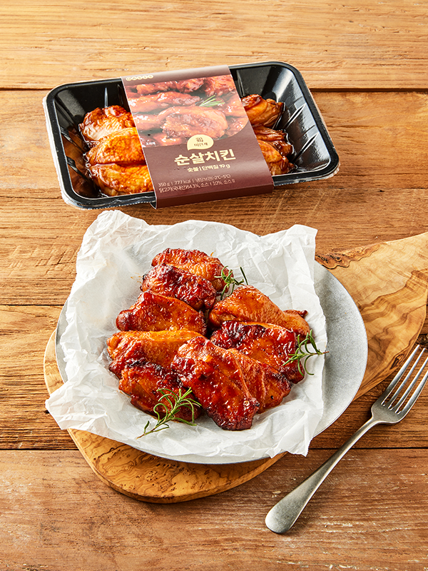 미인계 순살치킨 숯불맛