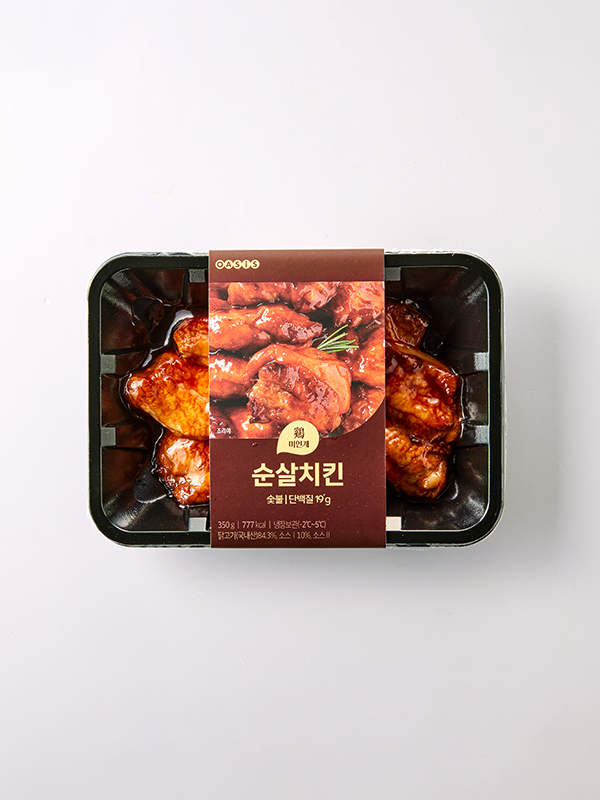 미인계 순살치킨 숯불맛
