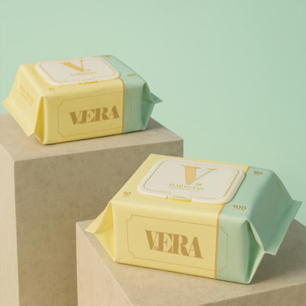 [VERA] 베라 무해력 물티슈 100매x20팩/8팩 (평량53g 200x 150) 아기물티슈 유아물티슈