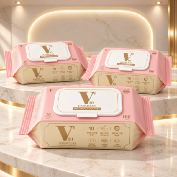 [VERA] 베라 무해력 +플러스 물티슈 100매x20팩/8팩 (평량55g 220x150) 아기물티슈 유아물티슈