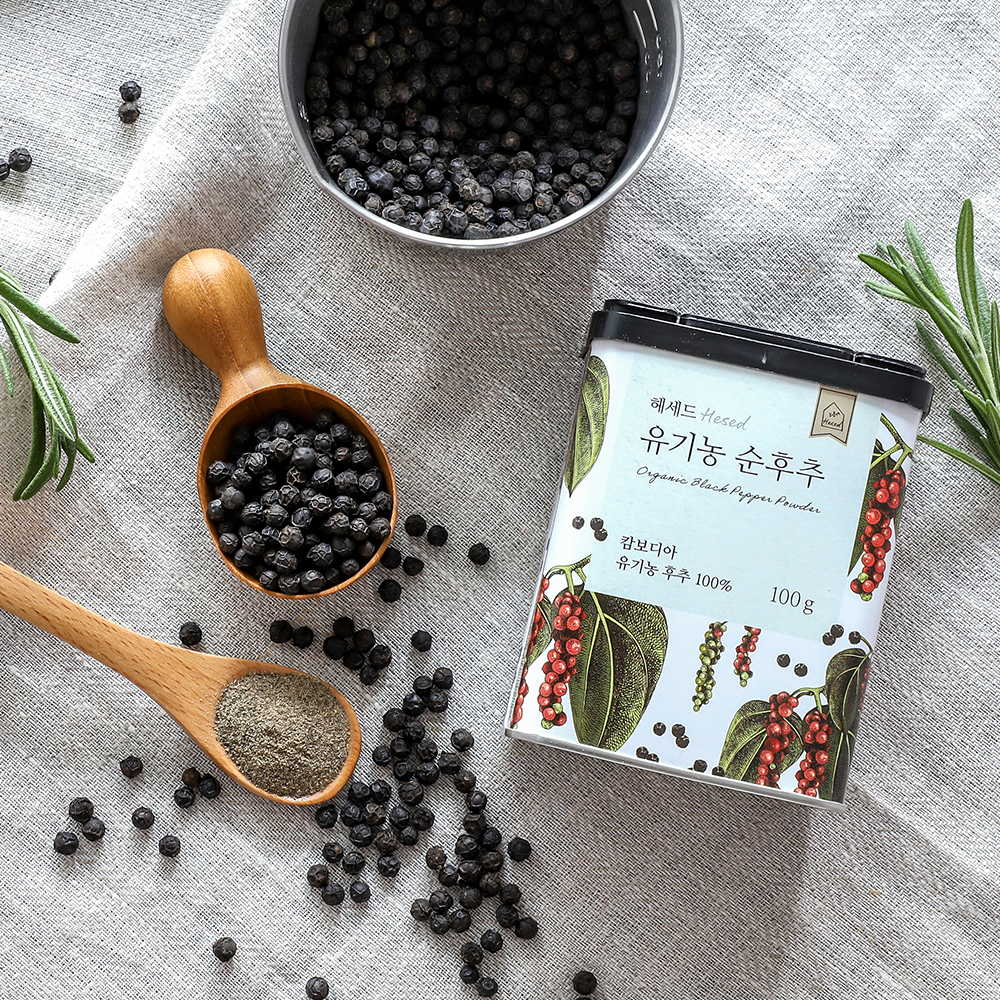 헤세드 유기농 순후추 100g