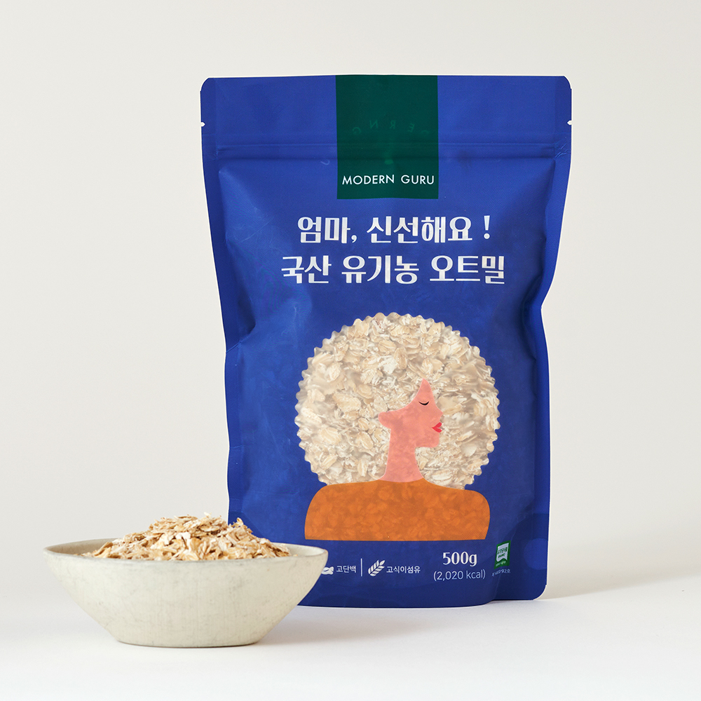 국산 유기농 오트밀 (500g) 2개