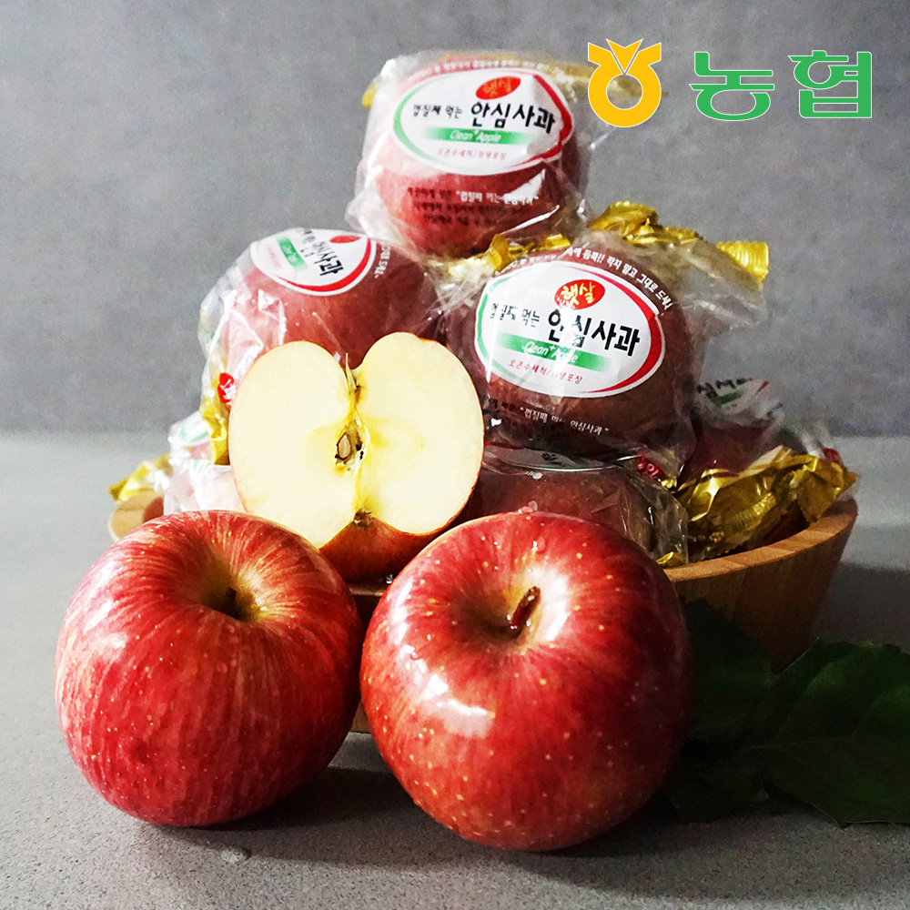 [농협] 아삭달콤 안동 세척사과 정품 2.5kg(16~32과내)