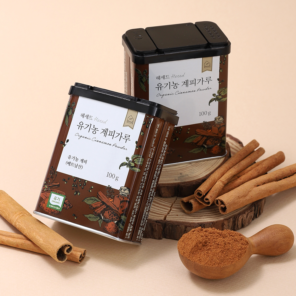 유기농 계피가루 100G (캔)