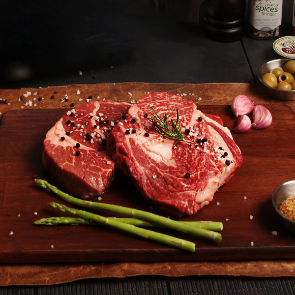 [애명작] 숙성한우 꽃등심 구이용 1.2kg(300g*4)