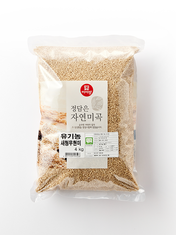 [25년산] 미이랑 유기농 현미 (4kg/새청무)