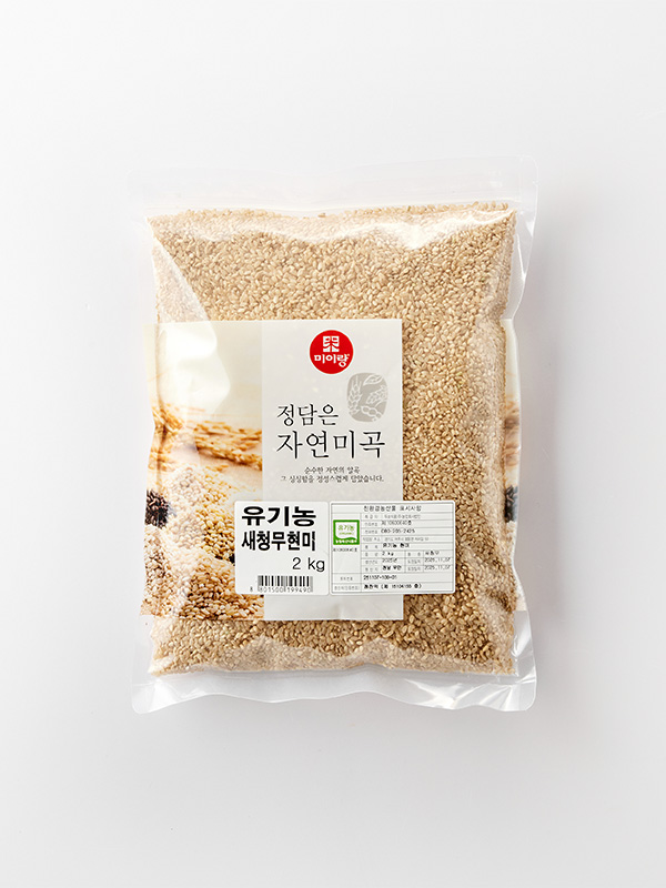 [25년산] 미이랑 유기농 현미 (2kg/새청무)