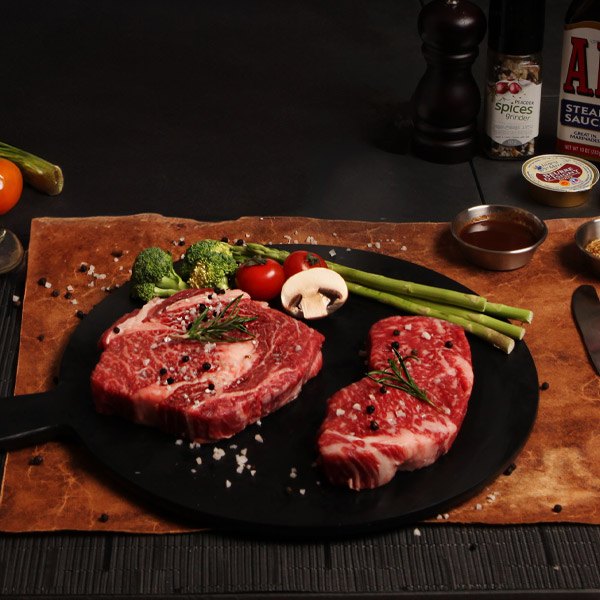 [애명작] 숙성한우 구이특선  1.2kg(꽃등심600g,채끝600g)