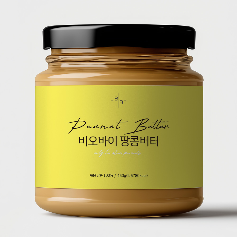 비오바이 무가당 하이올레익 땅콩버터 450g 피넛버터 국내제조