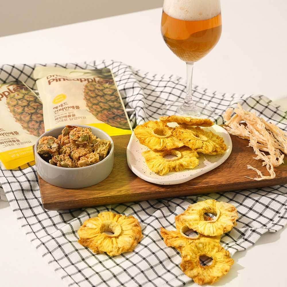 순수 100% 건파인애플 2개입