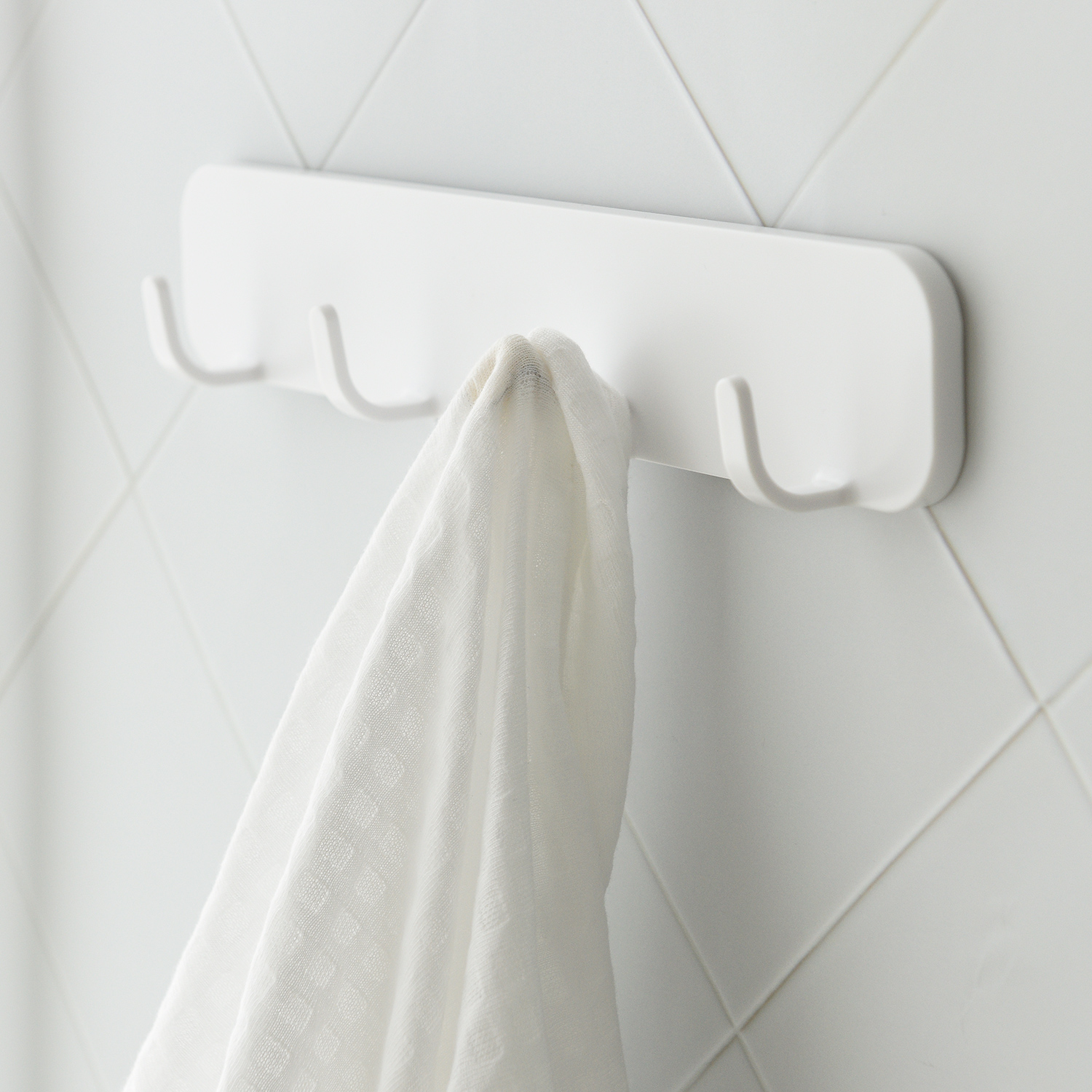 이한리빙 착붙 무타공 욕실 4단 걸이