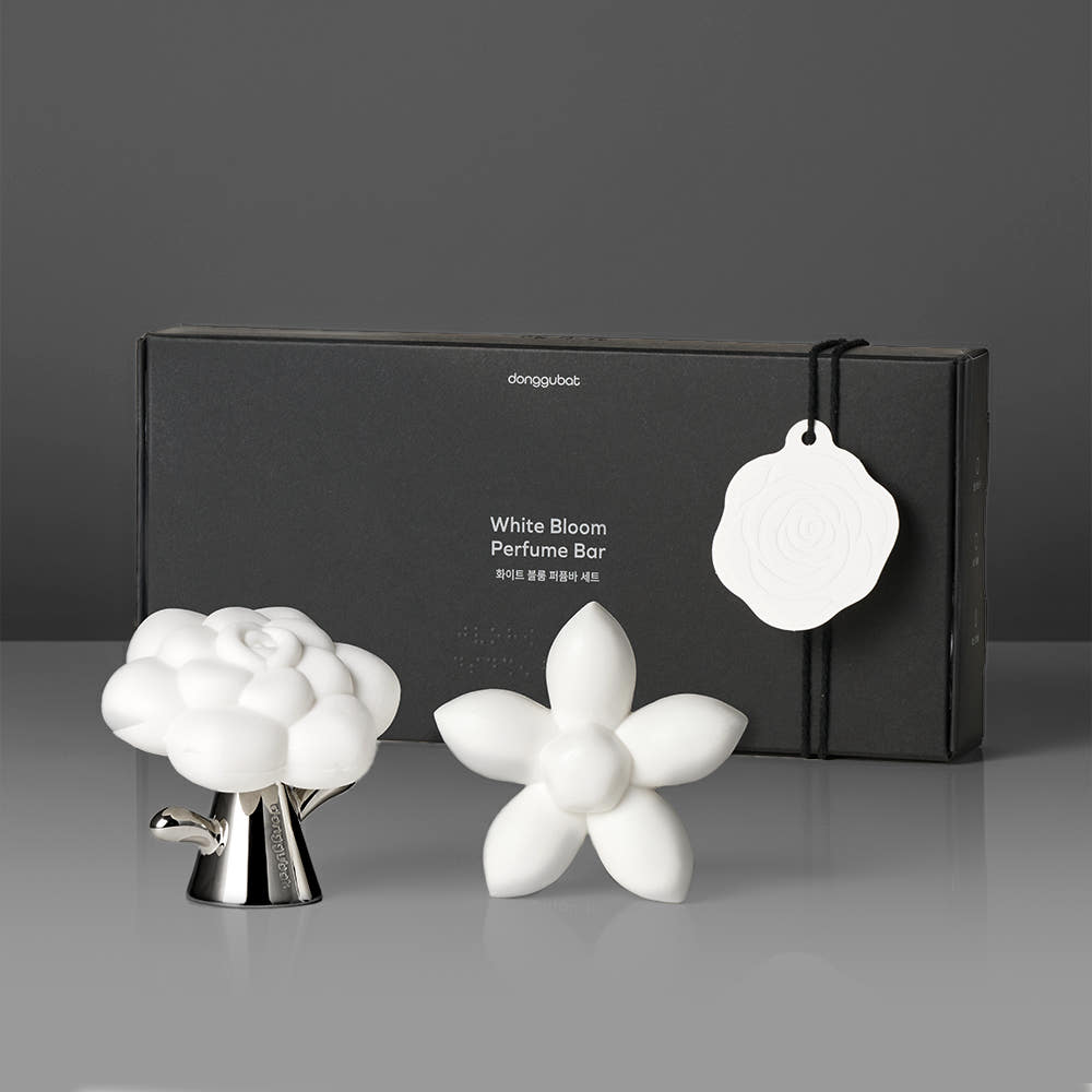 [센스있는 선물] 동구밭 화이트 블룸 퍼퓸바 선물세트 (올인원 비누)