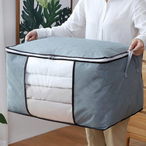 모던베이직 이불가방 옷 패브릭 파우치 84L