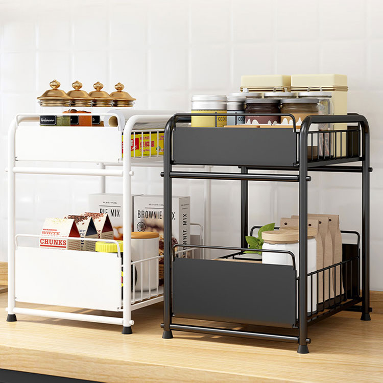 모던베이직 슬라이딩 주방 선반 중형/와이드형