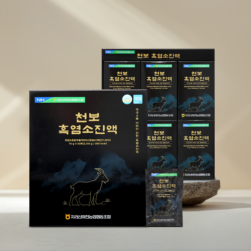 지리산마천농협 천보 흑염소진액 70g x 30포