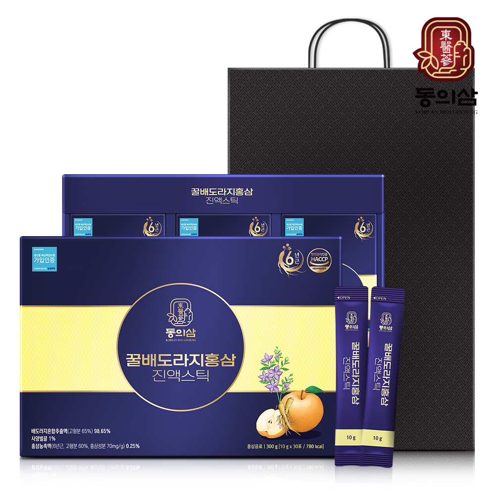 동의삼 꿀배도라지홍삼 진액스틱(10g x 30포)