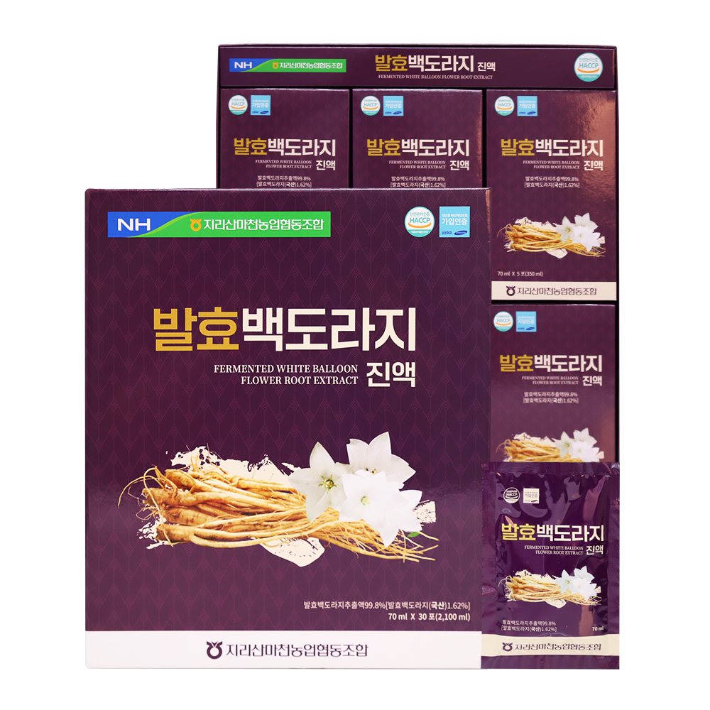 지리산마천농협 발효 백도라지진액(70ml x 30포)