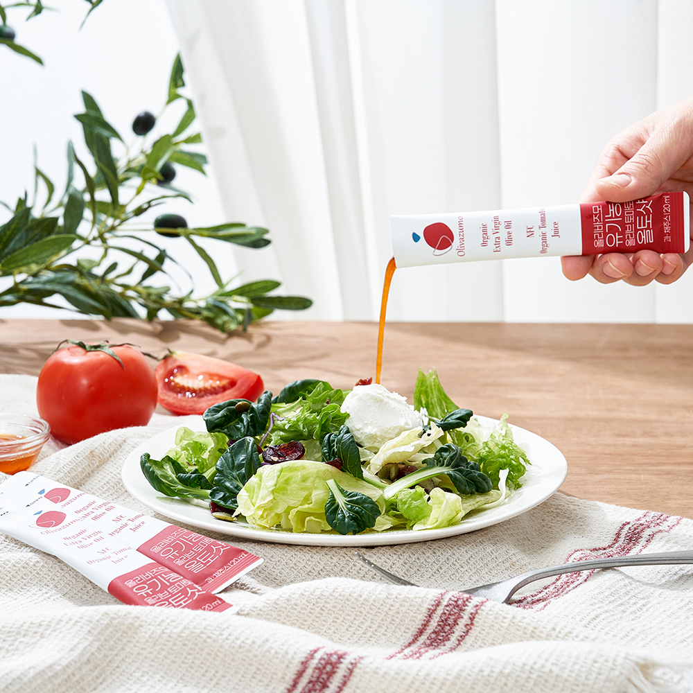 올리바즈모 유기농 엑스트라버진 올리브 토마토 올토샷 20ml 14포