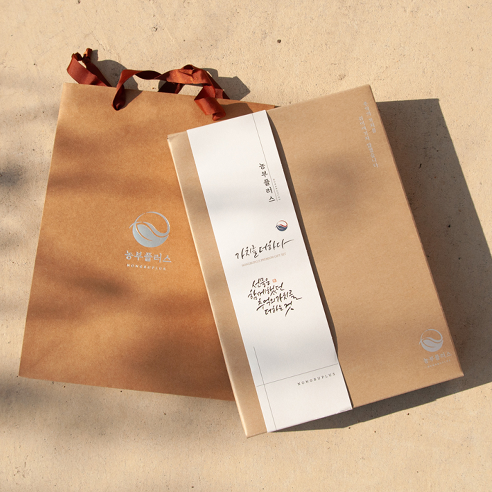 농부플러스 국산 토종꿀 아카시아꿀 야생화 잡화꿀 밤 숙성 꿀 1kg 2구 선물세트