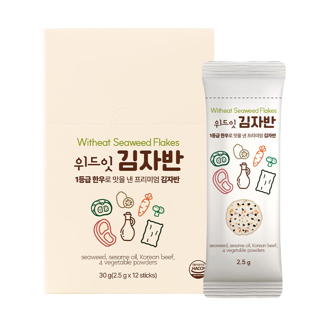 위드잇 유기농 무조미 김자반 12개입