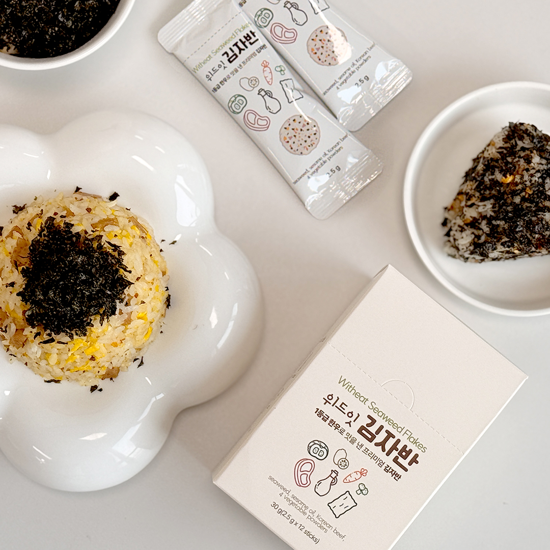 위드잇 유기농 무조미 김자반 12개입