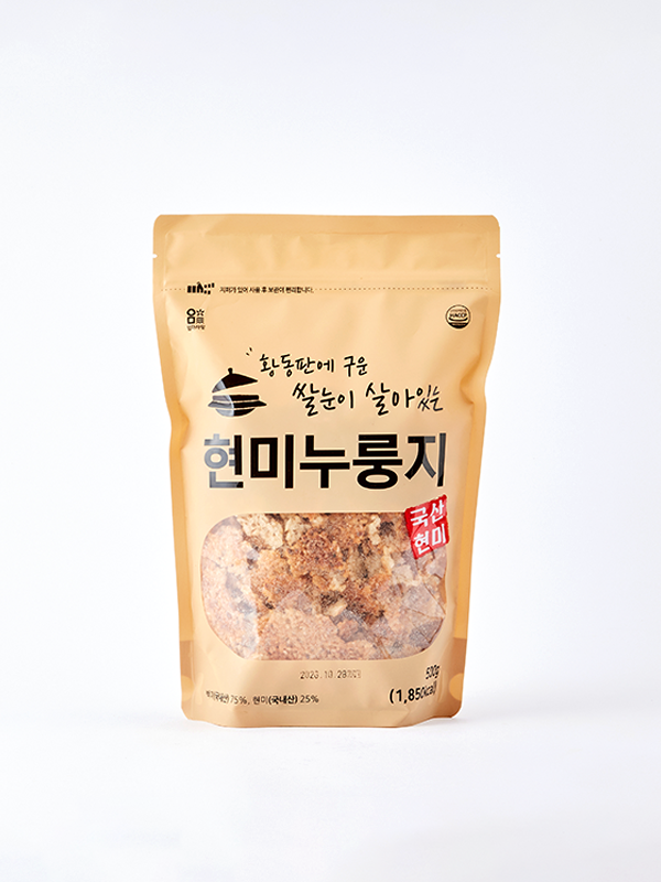 황동판에 구운 현미누룽지 500g