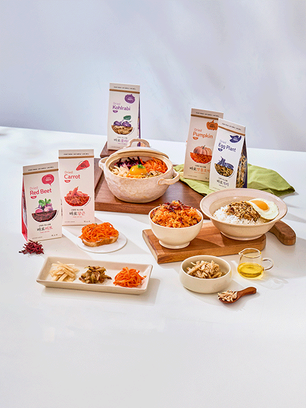 [채소리] 밥할 때 톡! 생생하게 살아나는 100% 국내산 건조채소 4종, 보물밥