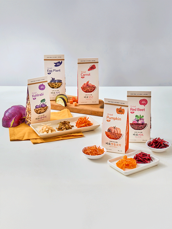 [채소리] 밥할 때 톡! 생생하게 살아나는 100% 국내산 건조채소 4종, 보물밥