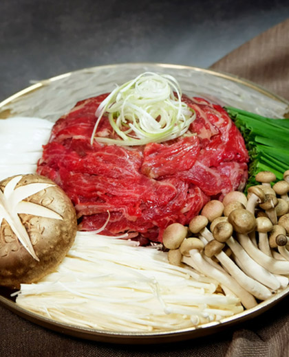 하누리 마늘양념 소불고기 전골 1kg (2~3인분)