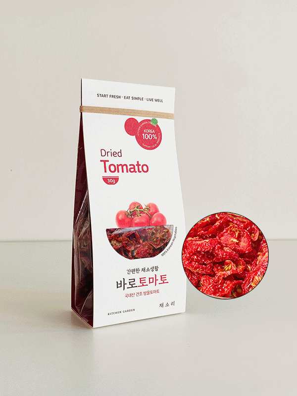 [채소리] 요리할 때 톡! 바로 넣는 바로 토마토 30g (100% 국내산 건조 방울토마토)