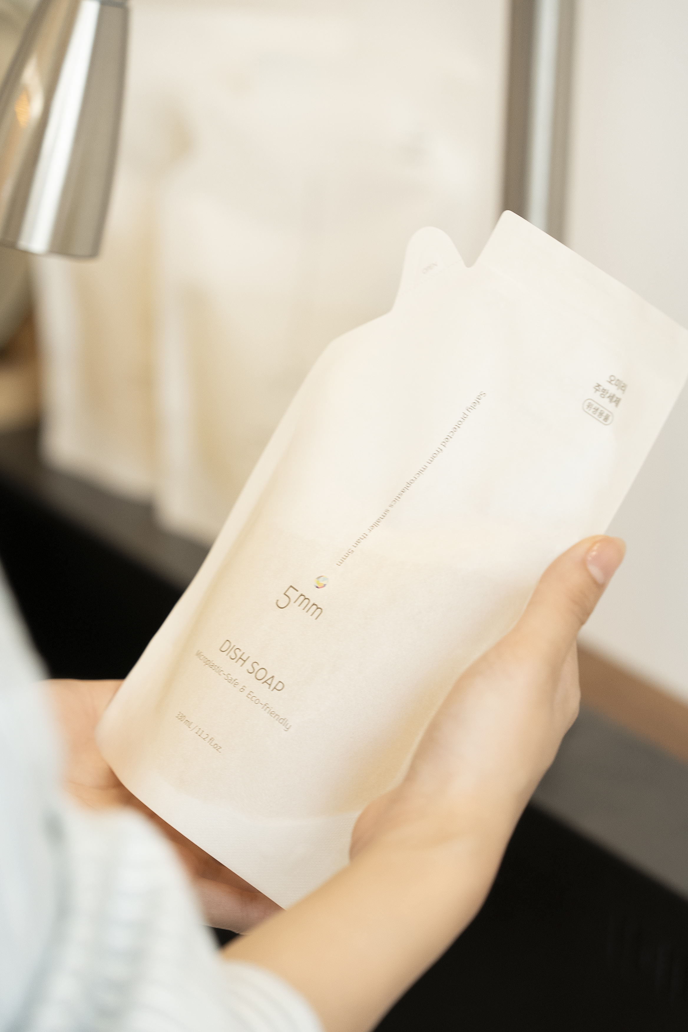 5mm 주방세제 리필 미세플라스틱 세정 330ml