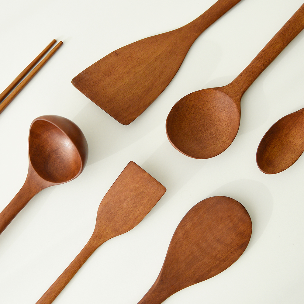 히어키친 원목 우드 조리도구 세트 1-2인/4종/7종