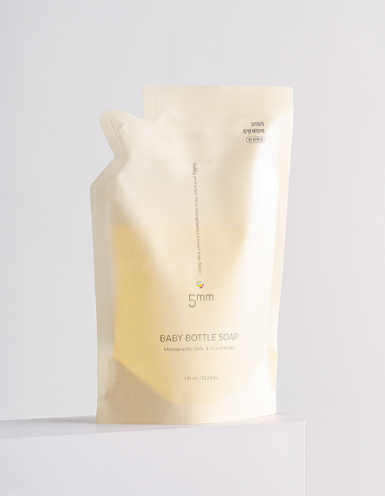 5mm 젖병세정제 리필 미세플라스틱 세정 330ml