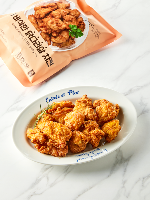 더 바삭한 닭다리살 치킨