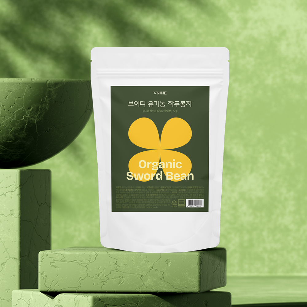 브이나인 진공로스팅 유기농 작두콩차 유기농작두콩 70 g x 1봉