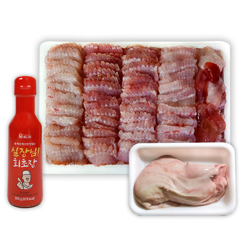 대청도 국산 홍어 숙성선택 (500g, 1kg) 홍어애 탕거리