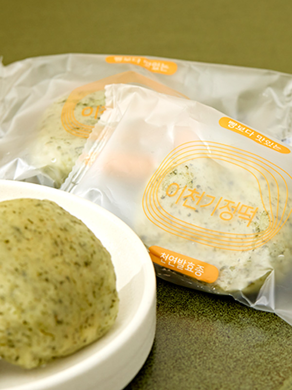 무설탕 뽕잎밥알찹쌀떡