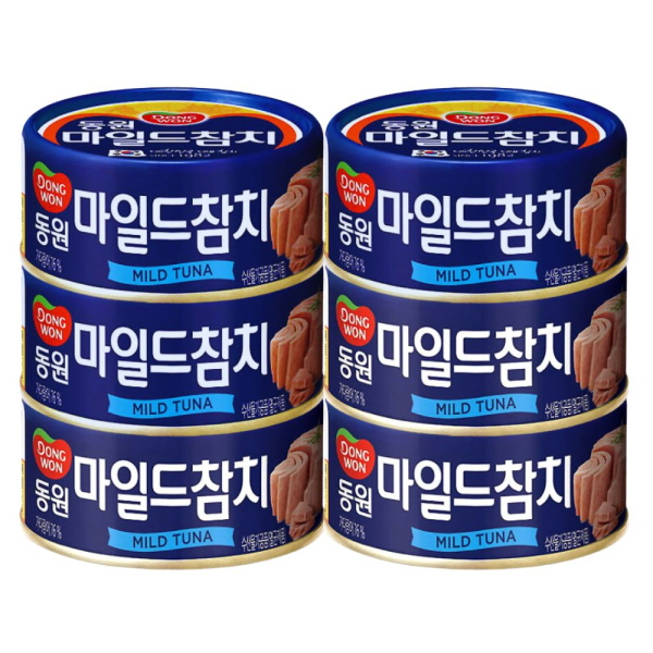 동원참치 마일드참치 (150g/90gX16캔/8캔/4캔) 캔참치 참치캔