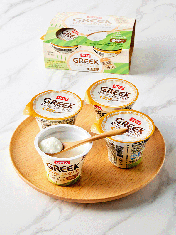 유기농 그릭요거트 플레인 (80g×4입) 대표이미지 섬네일