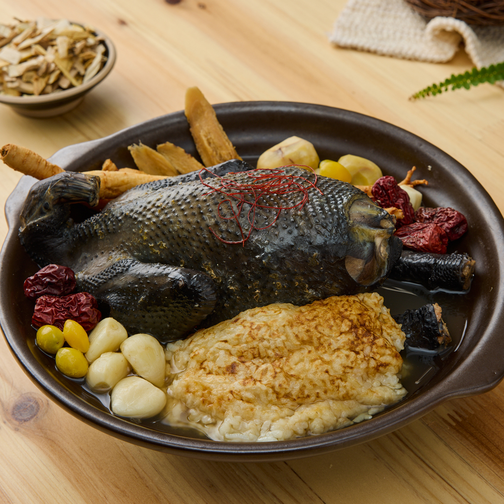 APEC 만찬 사용 백봉오골계 생닭 (특별 기념 구성)