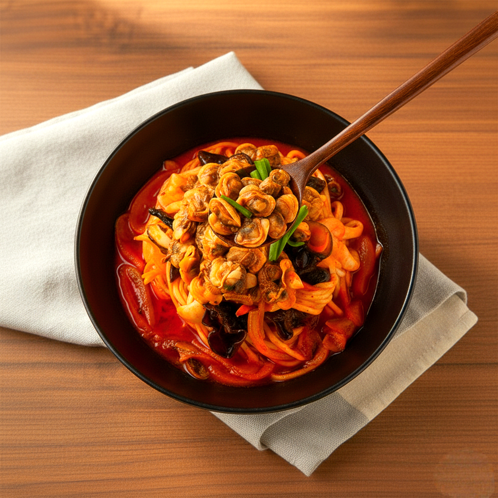 연안식당 꼬막짬뽕