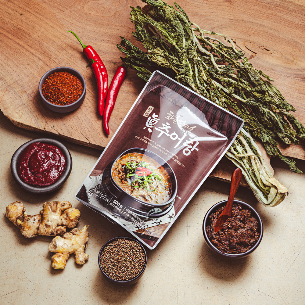 COPY_전통식 한우사골 조선열무 시래기 진 남원추어탕 500g 1팩 3팩 5팩 8팩