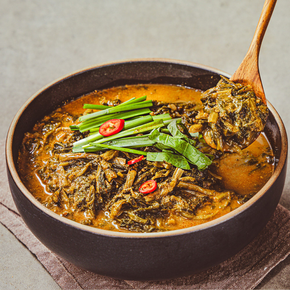 COPY_전통식 한우사골 조선열무 시래기 진 남원추어탕 500g 1팩 3팩 5팩 8팩