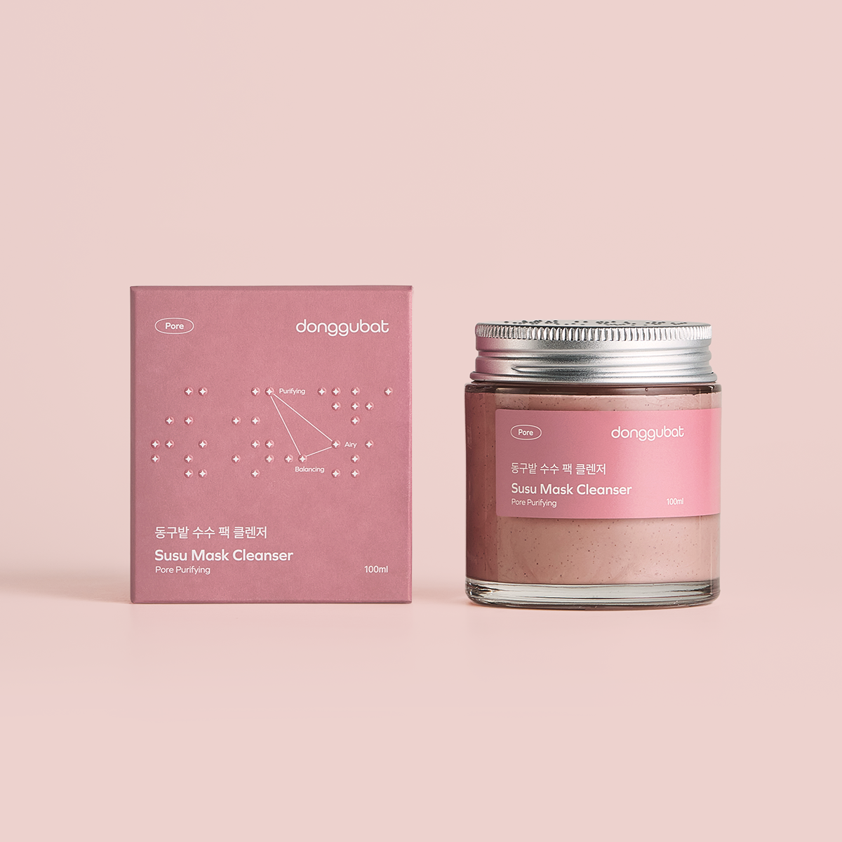 동구밭 수수 팩 클렌저 /  모공 피지 클렌징 폼