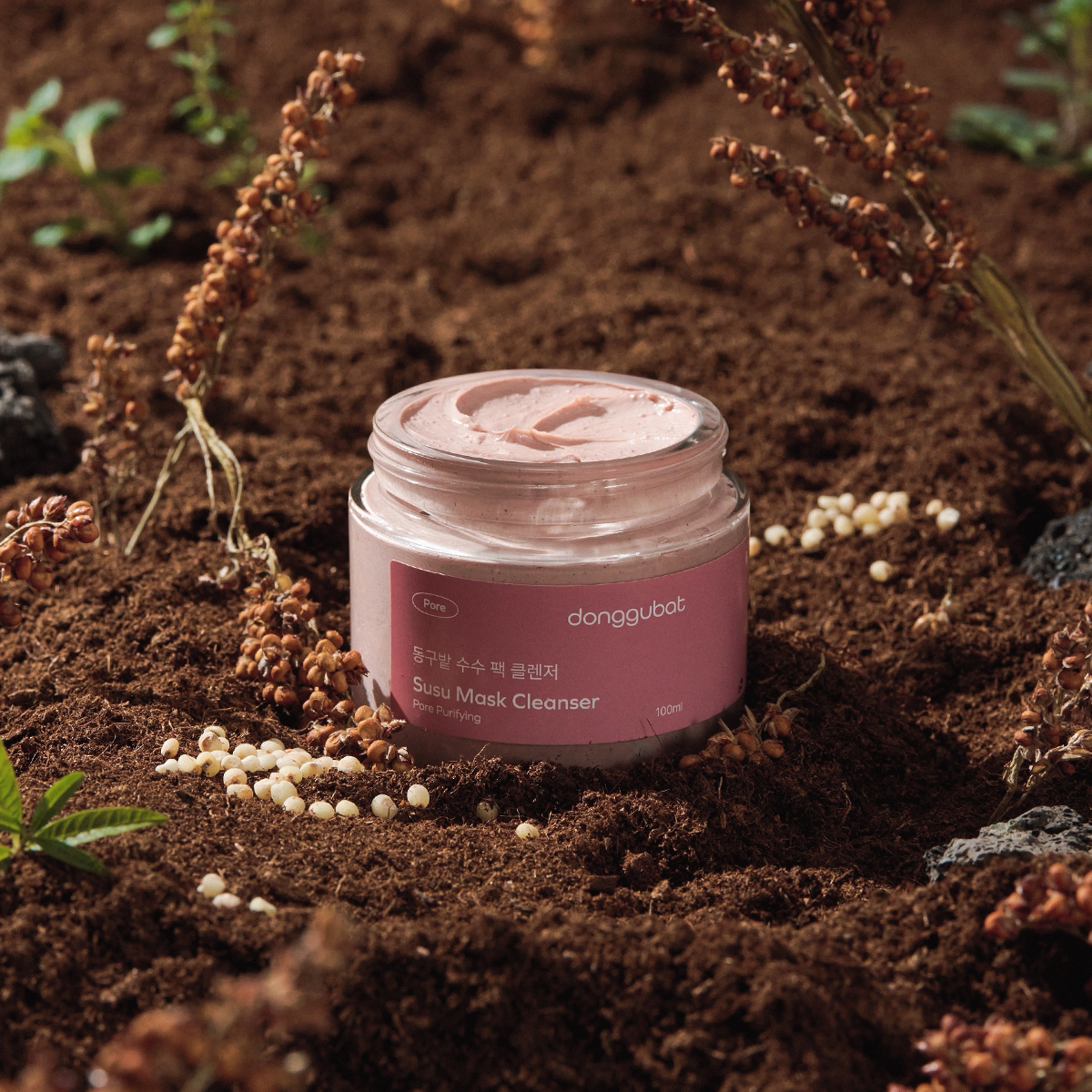 동구밭 수수 팩 클렌저 /  모공 피지 클렌징 폼