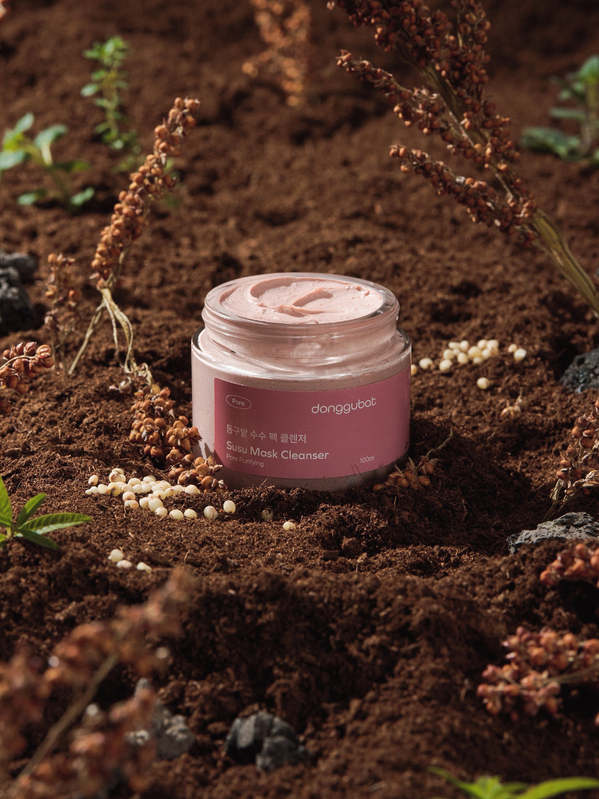 동구밭 수수 팩 클렌저 /  모공 피지 클렌징 폼