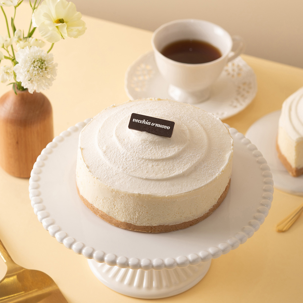 베키아에누보 시그니처 스노우 치즈 케이크(745g/냉동)