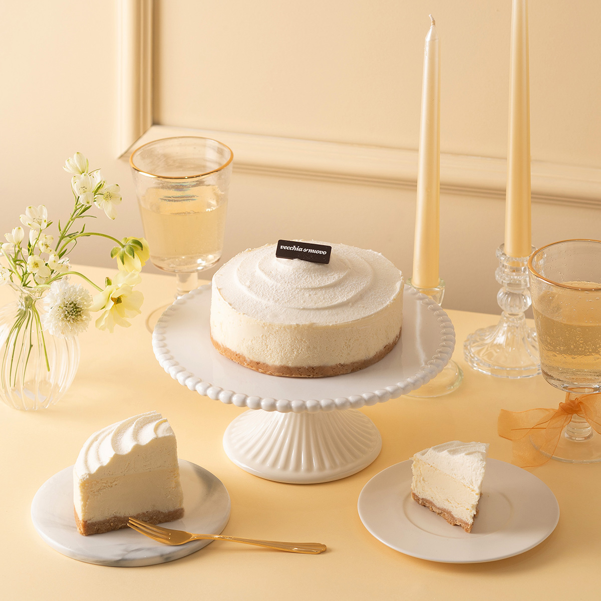 베키아에누보 시그니처 스노우 치즈 케이크(745g/냉동) 대표이미지 섬네일